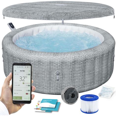 Spa inflable Lay-Z Bali Grey para 6 personas Bestway 6001N
