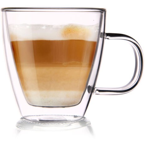 Vaso térmico de doble pared para café latte DOBLE 180 ml (1/5)