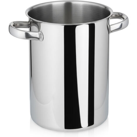 Cacerola de acero inoxidable para espárragos y pasta, 14 cm, 3,2 l