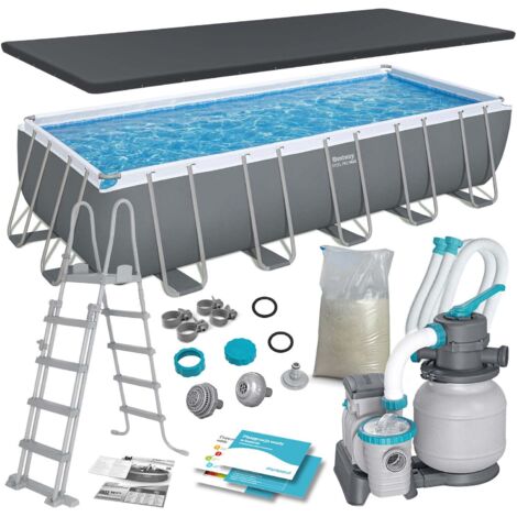 Piscina de jardín con estructura 640 x 274 x 132 cm 12 en 1 Bestway 5612B