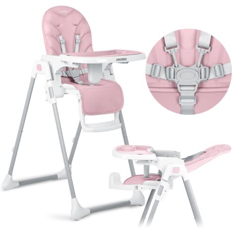 Silla de alimentación Ricokids Tulo, rosa (1/5)