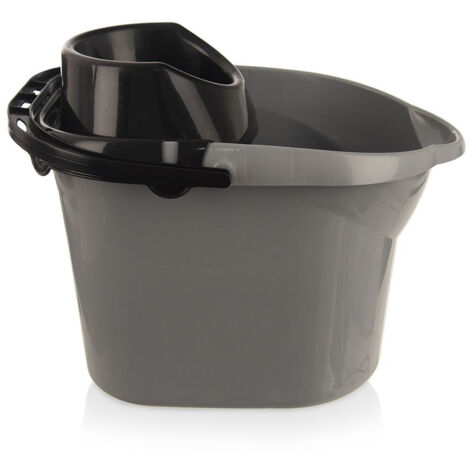 Cubo de fregona GRIS de 12 litros
