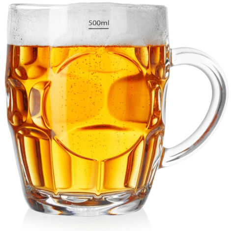 Jarra de cerveza de vidrio de 500 ml