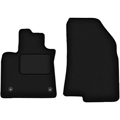Alfombrillas delanteras negras para: Dacia Sandero III hatchback (2021-)