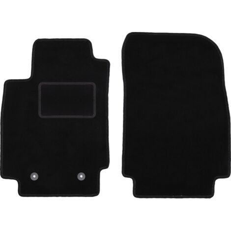 Alfombrillas delanteras negras para Renault Captur SUV (2013-2019)