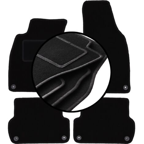 Juego de alfombrillas de velour para: Seat Exeo sedán, station wagon (2008-2015)