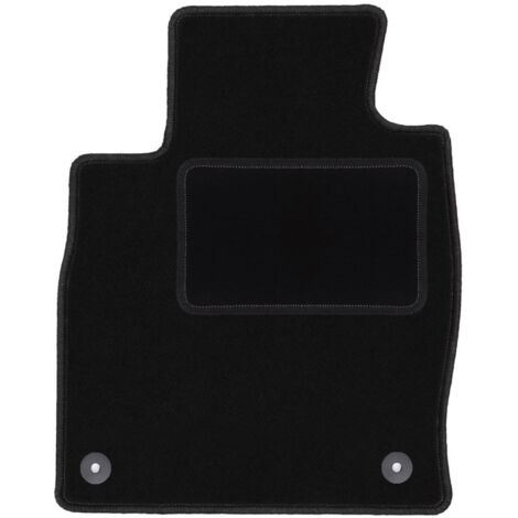 Alfombrilla de conductor negra para: Nissan Juke II F16 crossover (2019-)