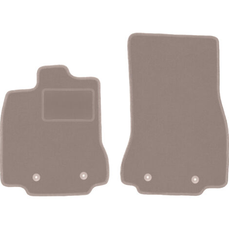 Alfombrillas delanteras beige para Jaguar XF I 2WD X250 sedán, familiar (2007-2015)