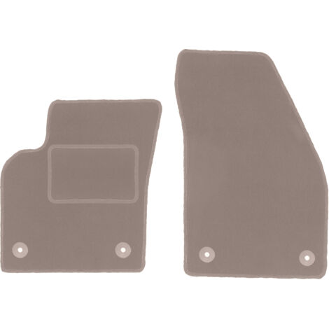 Alfombrillas delanteras beige para Volvo C30 hatchback (2006-2012)
