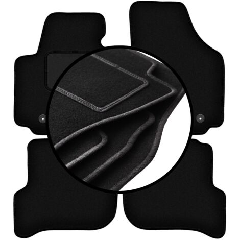 Juego completo de alfombrillas de velour para: Seat Altea monovolumen (2004-08.2008) (1/5)