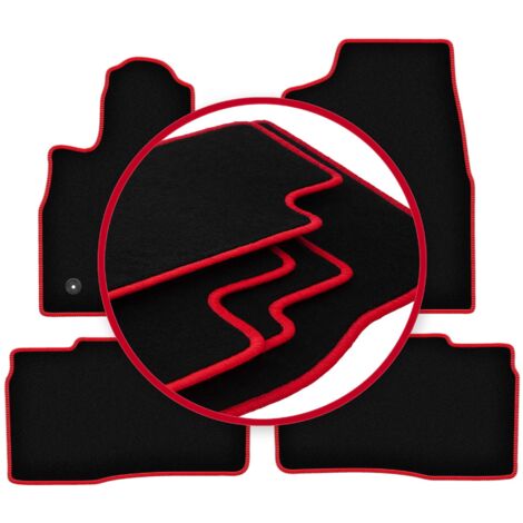 Alfombrillas CARLUX-RED para Ford Explorer MK6 ST-Line (2019-)