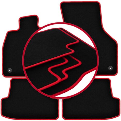 Alfombrillas CARLUX-RED para Seat León III hatchback, familiar, variante (2012-2020)