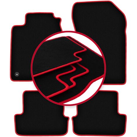 Alfombrillas CARLUX-RED para Renault Laguna III Coupé (2007-2015)