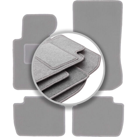 Alfombrillas grises para BMW 3 E46 compacto, coupé, sedán, familiar, touring (1998-2007)