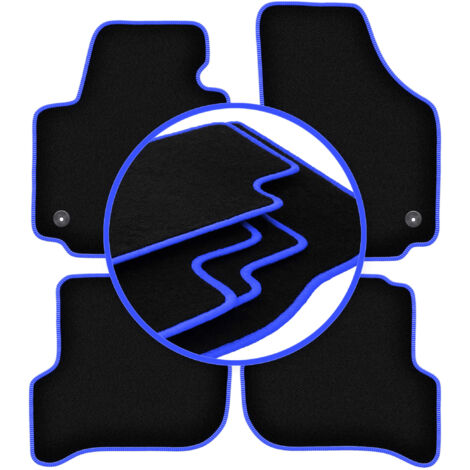 Alfombrillas CARLUX-BLUE para Seat Altea monovolumen (08.2008-2015) (1/5)