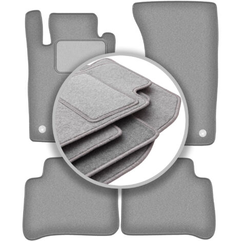 Alfombrillas grises para Mercedes W211 4Matic sedán, familiar (2003-2009)