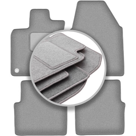 Alfombrillas grises para Nissan Qashqai I J10 (ancho) crossover (2007-2013) (1/5)