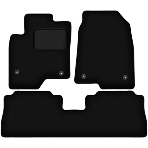 MTM SP-2528 Alfombrillas A Medida En Velour Para Opel Corsa C (2001-2006) | Set 4 Piezas Con Fijaciones Originales Y Refuerzo De Goma | 100% Polipropileno
