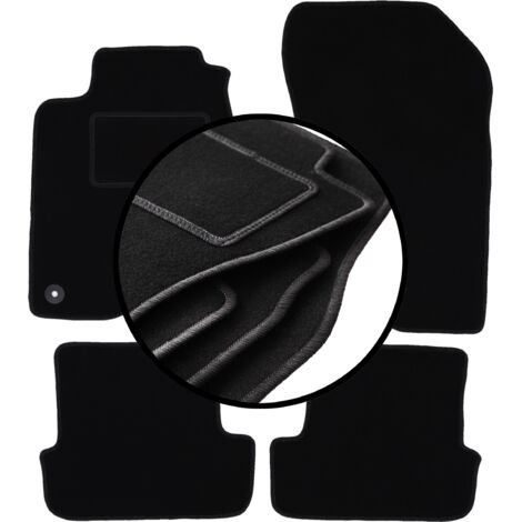 Juego completo de alfombrillas de velour para: Renault Laguna III coupé (2007-2015)