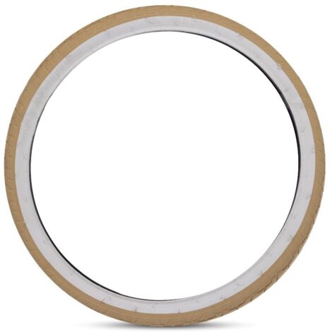 Neumático de bicicleta 20 pulgadas 20x1.75 47-406 blanco beige