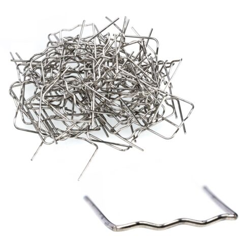 Rosfix Grapas de plástico, onda pequeña, 0,8 mm, 100 uds. (1/5)