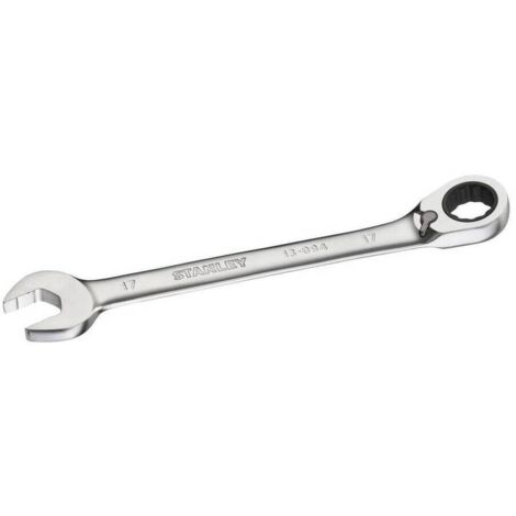 Stanley klucz plasko-oczkowy z grzechotka 17mm (1/4)
