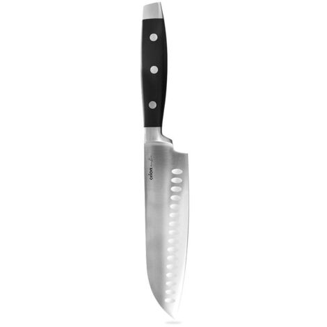 Cuchillo Santoku grande Orion Master para picar y rebanar, estilo asiático, 33 cm (1/5)