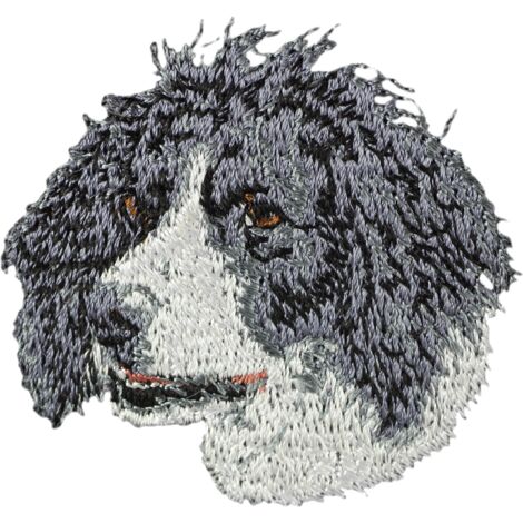 Münsterländer - parche con forma de perro, parche bordado, decoración única para una mochila de Art-Dog (1/3)
