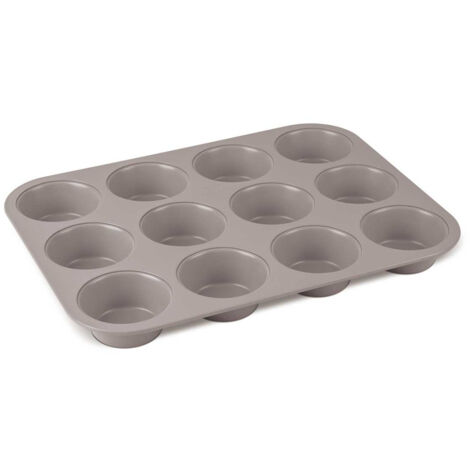 MOLDE DE TITANIO PARA 12 MUFFINS BERLINGER HAUS BH-7947 TAUPE (1/5)