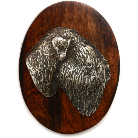 Terrier negro ruso: broche para exposición canina, clip para el número de inicio, insignia para perro de Art-Dog (1/4)