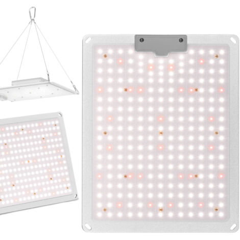Lámpara de crecimiento de plantas de espectro completo 30 x 24 cm 234 LED 110 W plata (1/5)