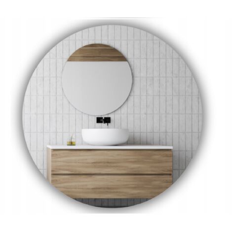 ESPEJO DE PARED REDONDO CLÁSICO SIN MARCO FI DIÁMETRO 65 CM VARIOS TAMAÑOS (1/5)