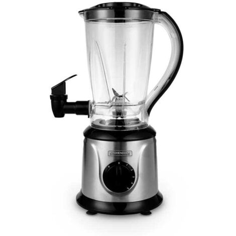 Licuadora de acero inoxidable de 500 W con grifo y molinillo Kitchencook JUICE HUB