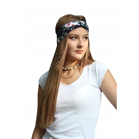 Elegante diadema para mujer 15 de algod贸n, dise帽ada para primavera y verano. (1/5)