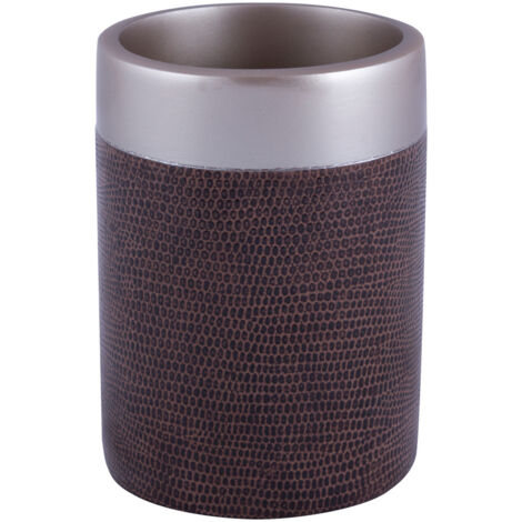 Taza para cepillos de dientes de ba帽o AWD INTERIOR Vern 1280 fabricada en acero y cer谩mica (1/2)