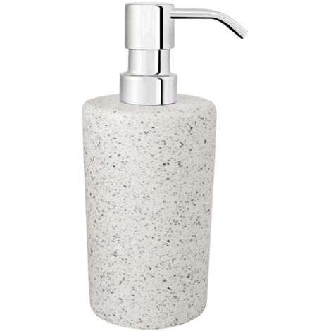 Dispensador de jab贸n Q-BATH PREMIUM DECOR 1549, terrazo claro (1/3)