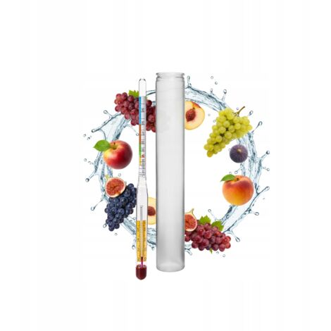 ALCOHOL脥METRO CON TERM脫METRO 0-95% INDICADOR PROFESIONAL PARA DESTILADOS DE VODKA (1/5)