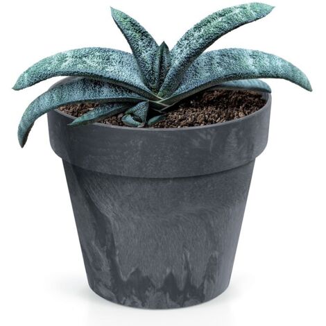 Maceta Cube Beton Effect DCUB170 antracita Prosperplast
