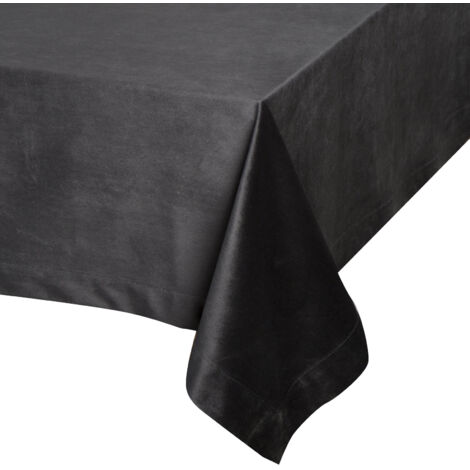 MANTEL EXCLUSIVO EUROFIRANY MELINDA 140X180CM NEGRO (1/5)