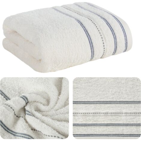 EUROFIRANY TOALLA GRUESA VENTO BA脩O SPA HOTEL HORECA 50X90CM CREMA