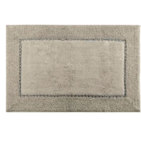 ALFOMBRA DE BA脩O C脕LIDA Y CHIC GLAMOUR CROSS 60X90CM BEIGE