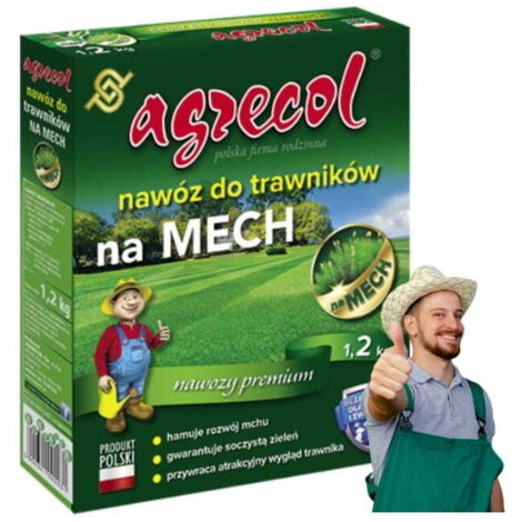 Abono para césped con musgo 1,2 kg granulado mineral (1/3)