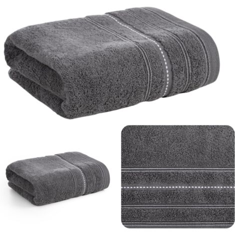 EUROFIRANY TOALLA GRUESA VENTO BA脩O SPA HOTEL HORECA 70X140CM ACERO