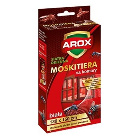 Mosquitera 150x180 cm blanca + velcro AROX