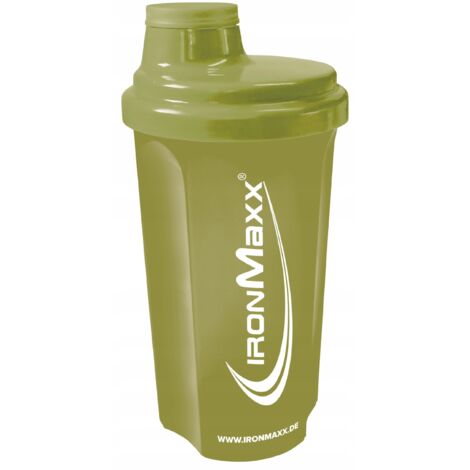 BOTELLA MEZCLADORA PARA GIMNASIO Y ENTRENAMIENTO PARA ALIMENTOS Y BATIDOS NUTRICIONALES IRONMAXX 700 ml