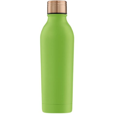 Set Deportivo: Botella Termo y Tapón con Pajita Recubierto de Polvo Verde Aguacate 500 ml (1/5)