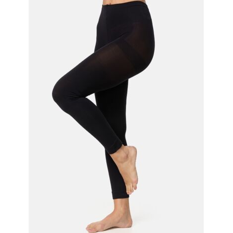 Leggings de mujer NUR DIE 80 DEN negro mate opaco talla S 38/40 (1/5)