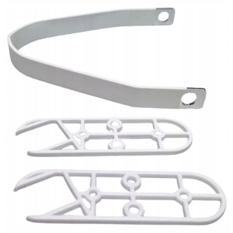 Soporte de guardabarros rígido de aluminio para neumáticos Xiaomi de 10" blanco