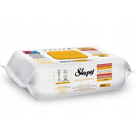Sleepy - Toallitas húmedas limpiadoras Extra Brillo Eucalipto 100 uds.