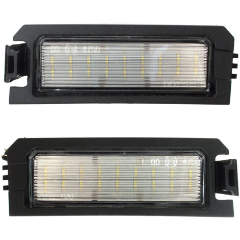 Juego de 2 luces LED para matr铆cula de Hyundai i30, Elantra, Sonata, Kia Rio, Niro y Cadenza (1/2)